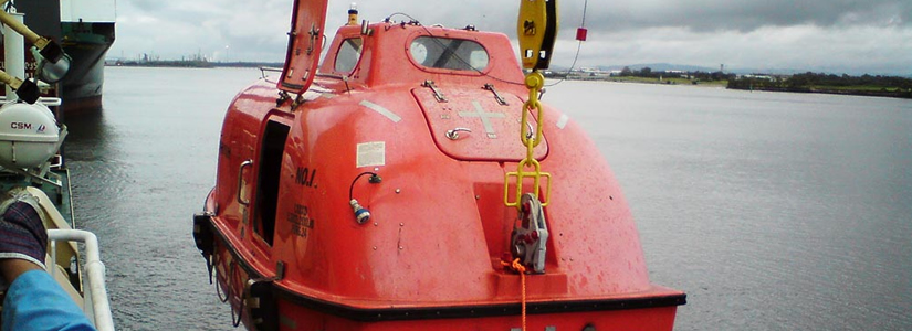 Life boat repair, refurbishing, genuine parts replacement